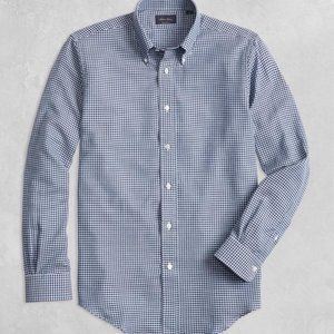 New NWT Brooks Brothers Golden Fleece® Regent Regular-Fit Gingham Sport Shirt